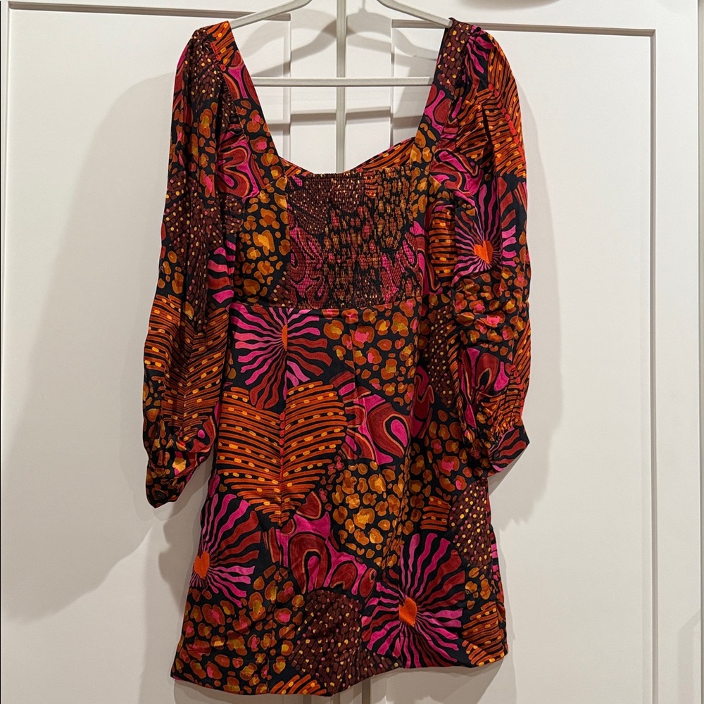 FARM Rio Colorful Floral Pattern Dress - Picture 2 of 3